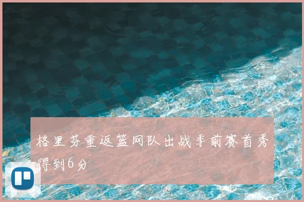 格里芬重返篮网队出战季前赛首秀得到6分